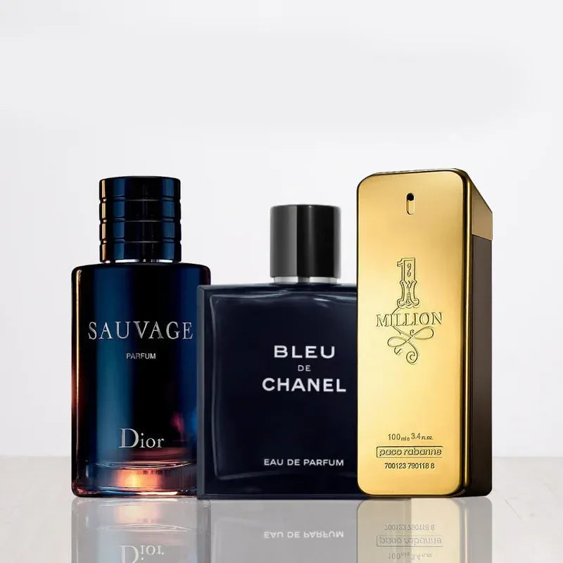 Set di 3 profumi | Sauvage + 1 Million + Bleu de Chanel