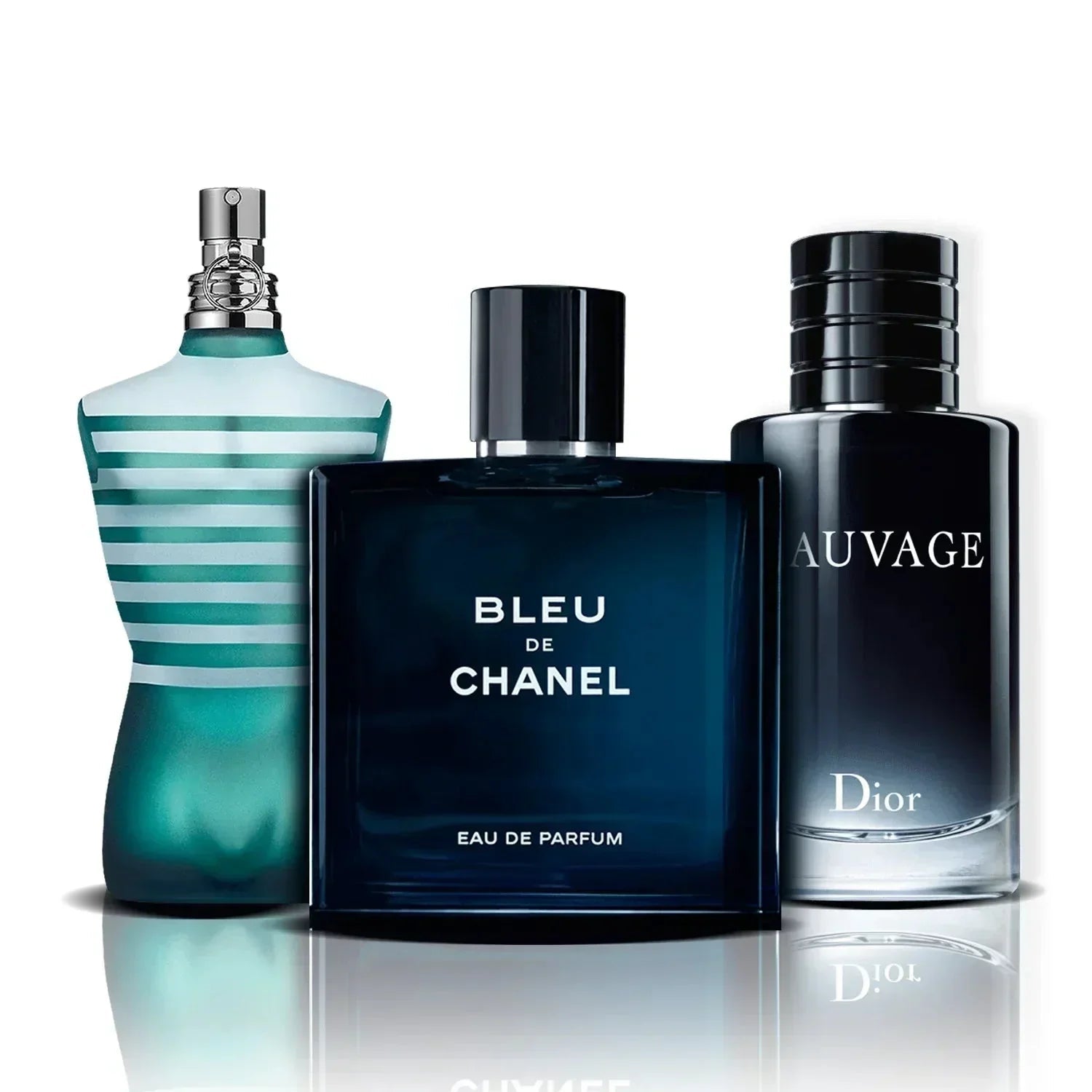 Set di 3 profumi | Le Male + Bleu de Chanel + Sauvage